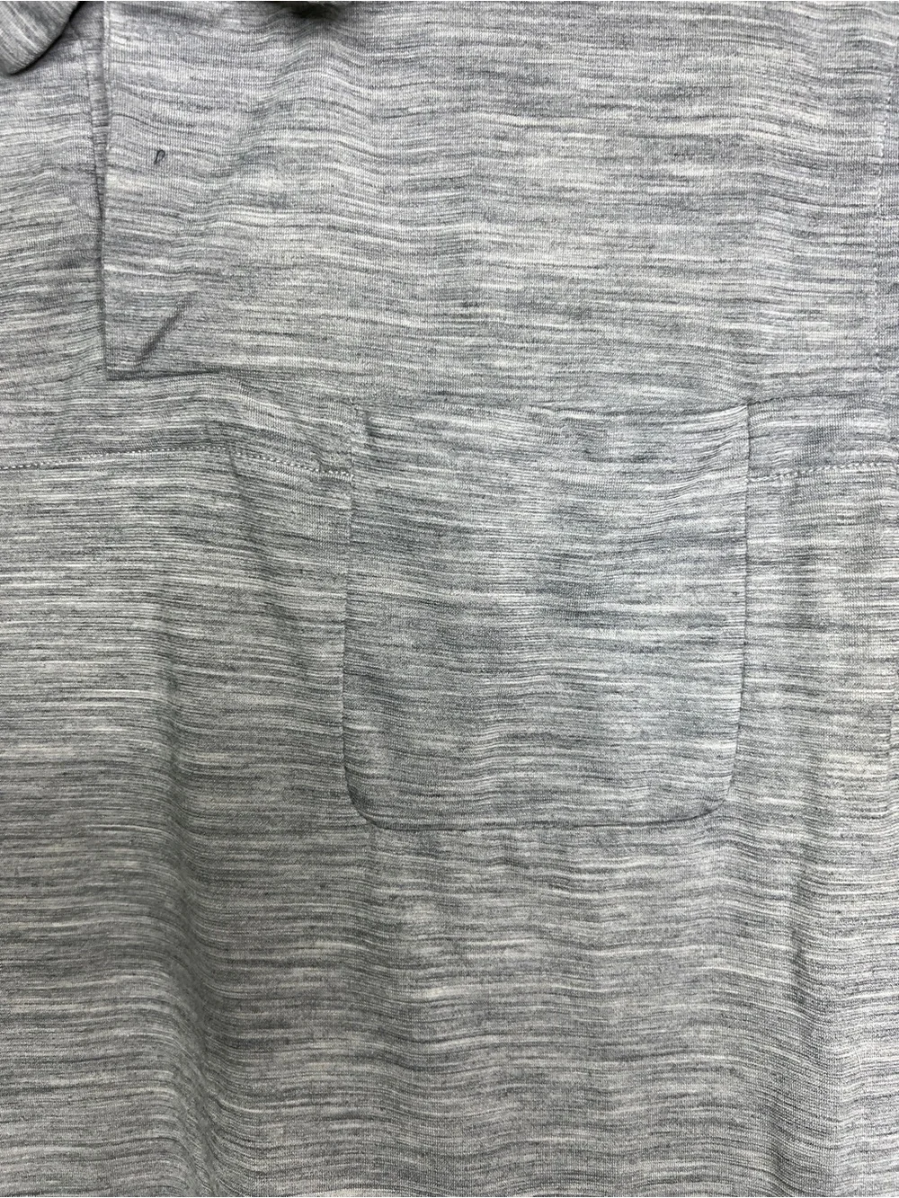 The North Face Merino Wool Blend Polo Shirt Mens Large Gray Performance Tech